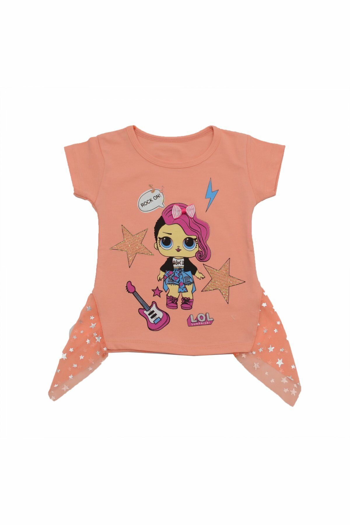 Lol Baskılı Kız Çocuk T-shirt