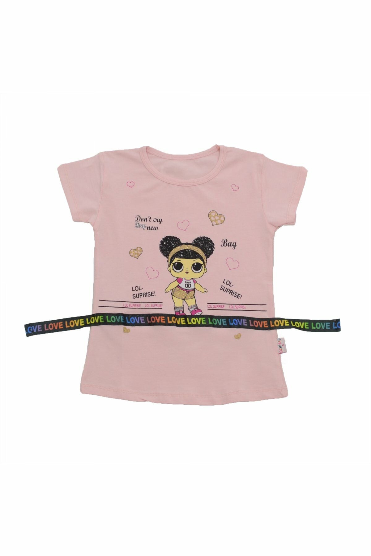 Lol Bebek Baskılı Kız Çocuk T-shirt