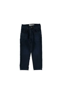 Erkek Çocuk Düşük Bek Dar Paça Jean Kot Pantolon Lacivert - 8 - 9 Yaş