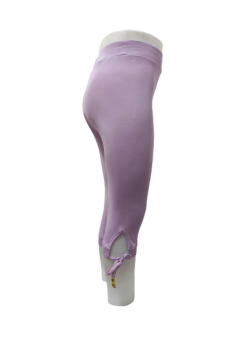 Pundikids Kız Çocuk Paçası Bağlamalı Kapri Tayt Lila - 9 - 10 Yaş