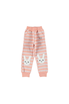 Pundikids Kız Çocuk Eşofman Altı Somon - 7 Yaş