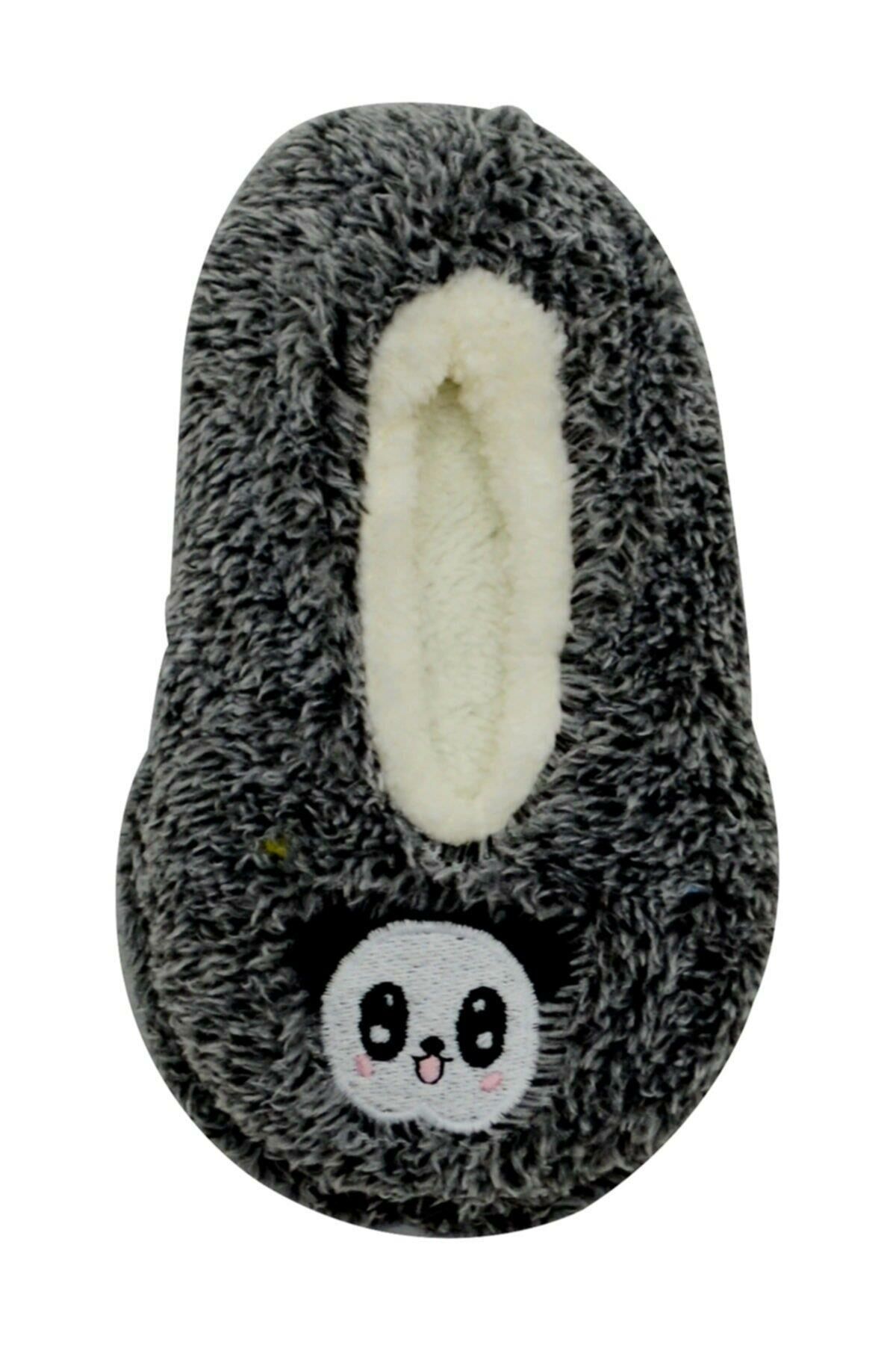 Pundikids Çocuk Ev Terliği Gri - 24 - 25