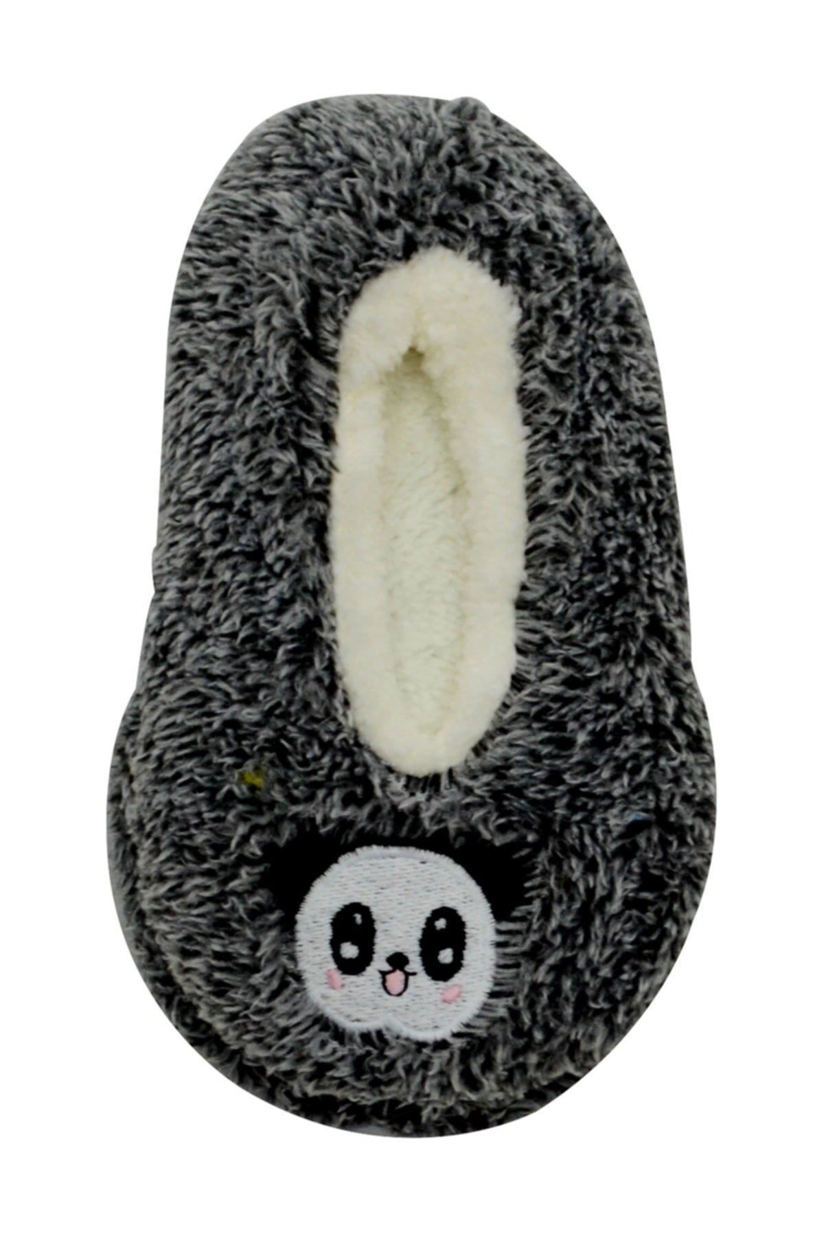 Pundikids Çocuk Ev Terliği Gri - 25 - 26