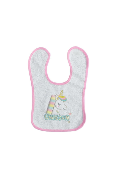 Pundikids Kız Bebek Mama Önlüğü AÇIK PEMBE - STANDART