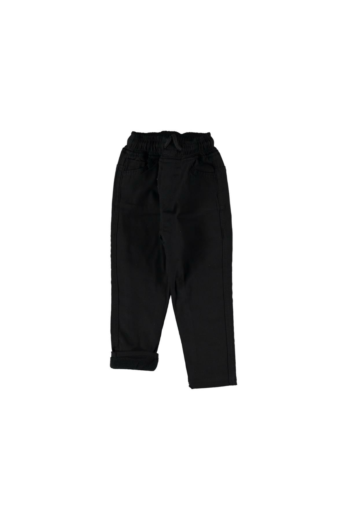 Pundikids İçi Polarlı Pantolon Siyah - 8 - 9 Yaş