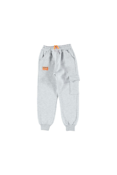 Pundikids Çocuk 3 İp Kışlık Eşofman Altı Gri - 13 - 14 Yaş