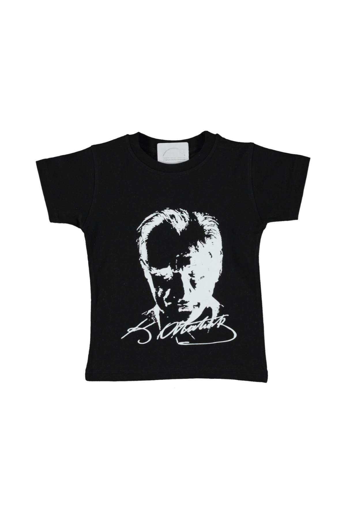 Pundikids Atatürk Baskılı T-shirt Siyah - 6 Yaş