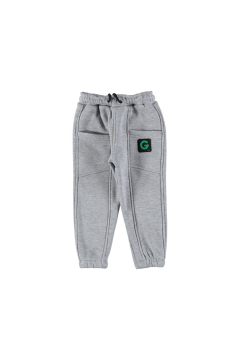 Pundikids Çocuk Şardonlu 3 İp Kışlık Eşofman Altı Gri - 2 - 3 Yaş