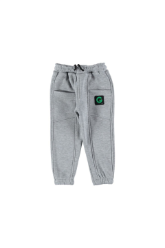 Pundikids Çocuk Şardonlu 3 İp Kışlık Eşofman Altı Gri - 3 - 4 Yaş