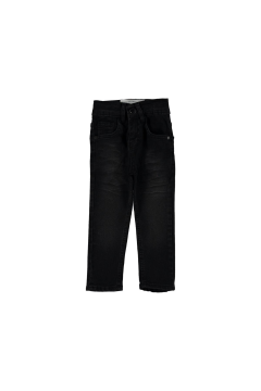Pundikids Erkek Çocuk Likralı Kot pantolon Siyah - 4 Yaş