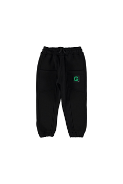 Pundikids Çocuk Şardonlu 3 İp Kışlık Eşofman Altı Lacivert - 3 - 4 Yaş