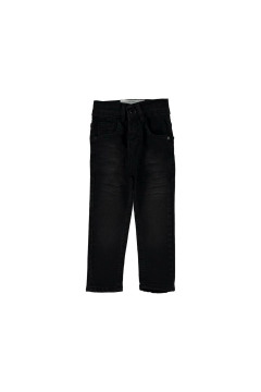 Pundikids Erkek Çocuk Likralı Kot pantolon Siyah - 6 Yaş