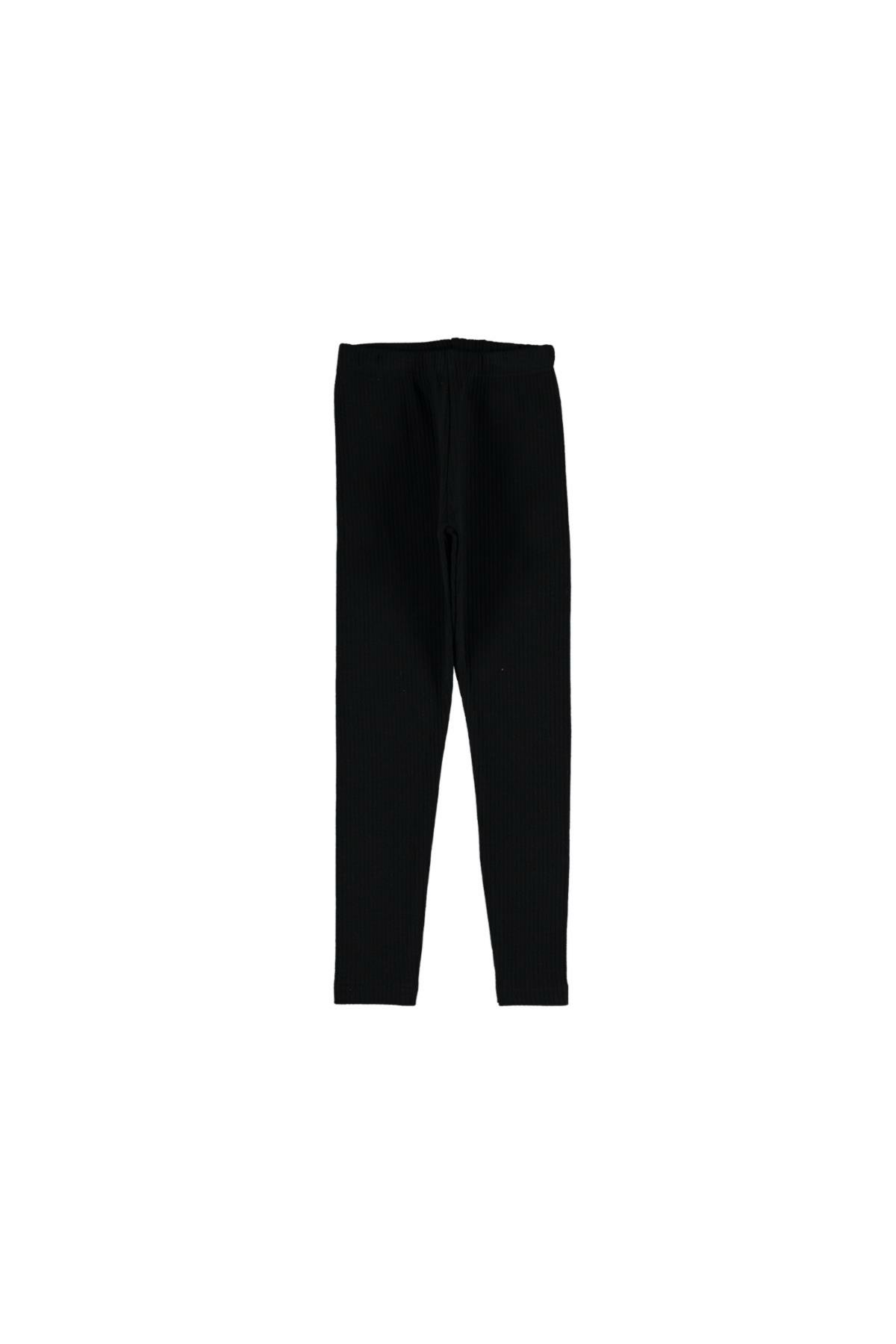 Pundikids Raporlu Çocuk Siyah Kışlık Tayt Siyah - 5 - 6 Yaş