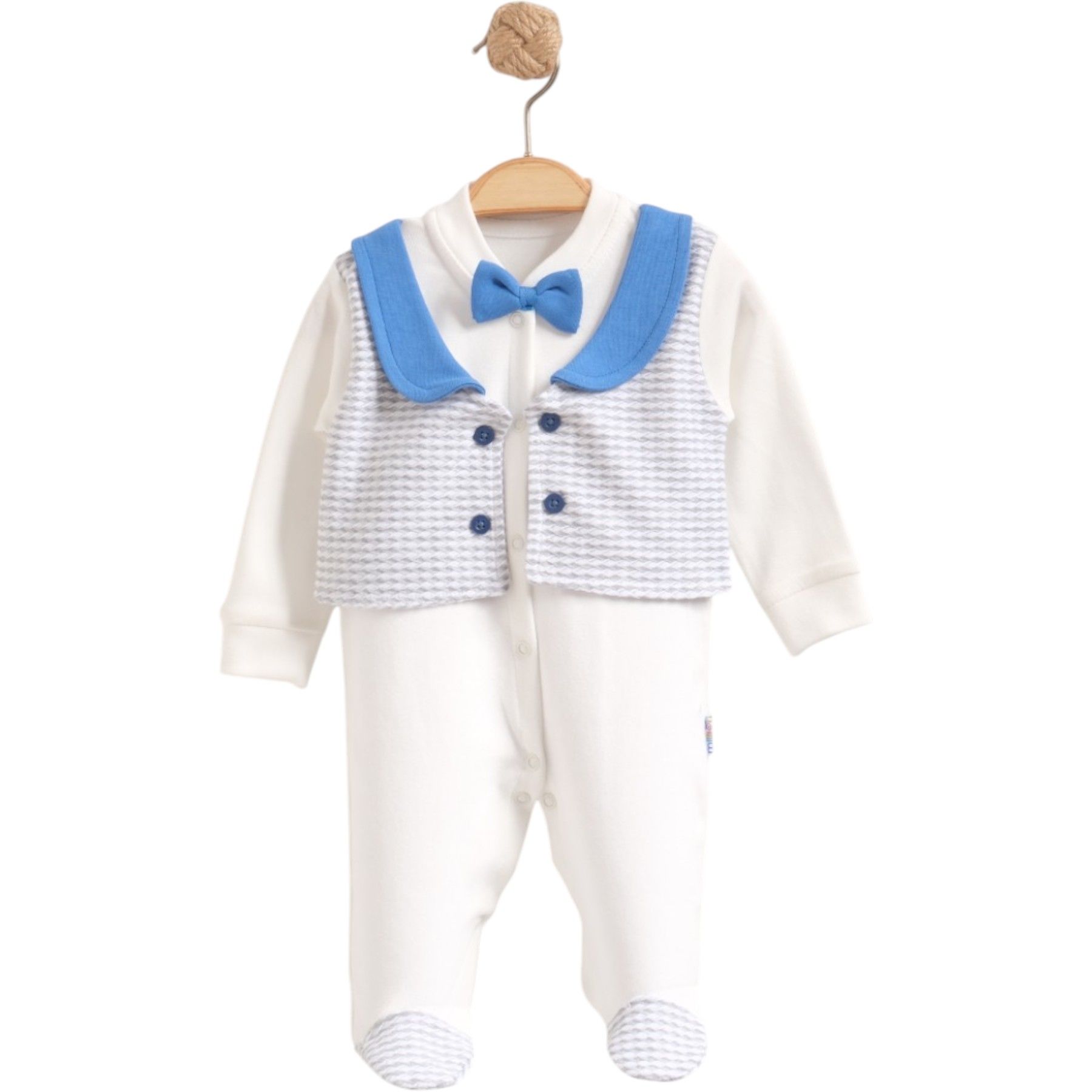 SAHTE YELEKLİ PAPYONLU TULUM