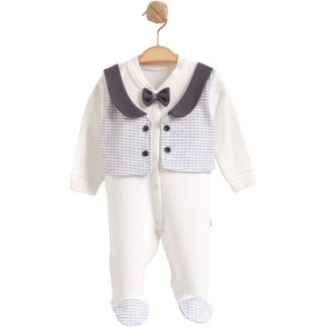 SAHTE YELEKLİ PAPYONLU TULUM