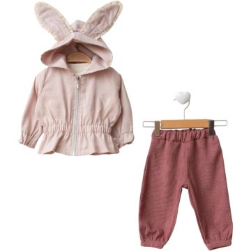 KULAKLI YAĞMURLUK KIZ TAKIM