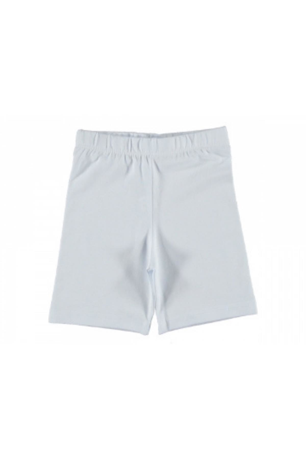 Pundikids Tayt Şort Beyaz - 2 - 3 Yaş