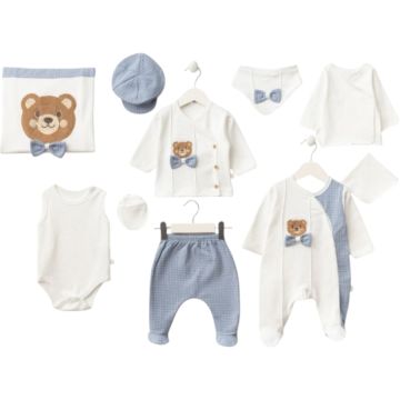 SÜZİNE NAKIŞLI AYICIK 10'LU ZIBIN SETİ