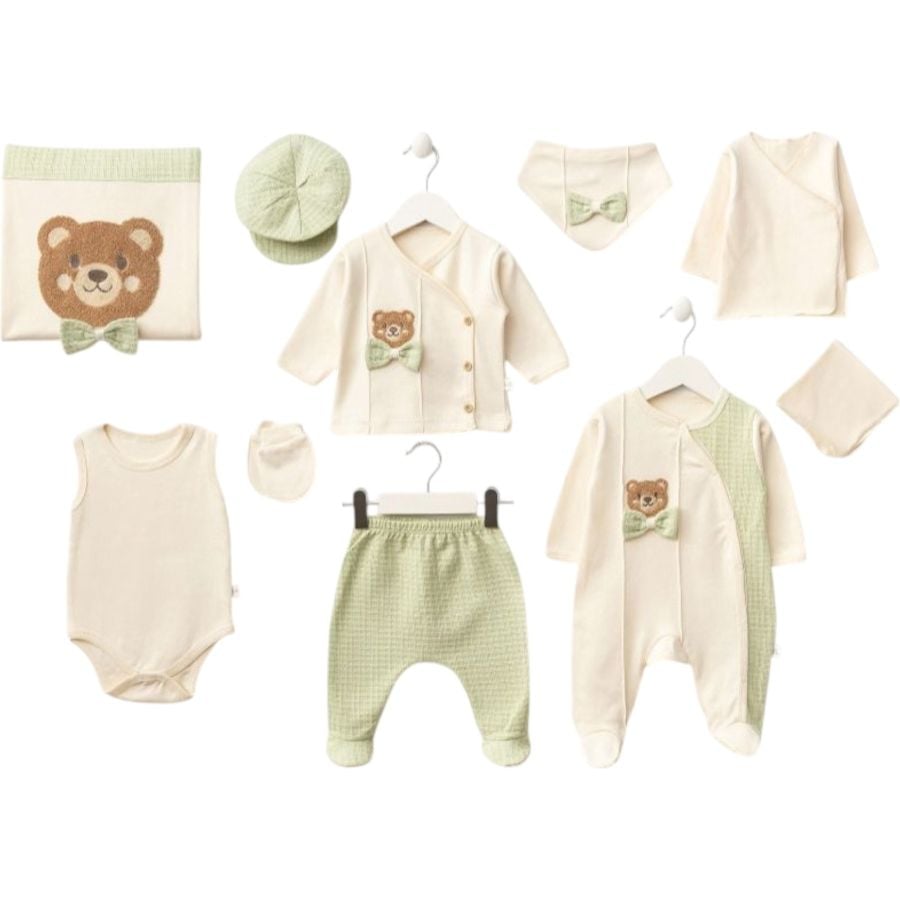 SÜZİNE NAKIŞLI AYICIK 10'LU ZIBIN SETİ