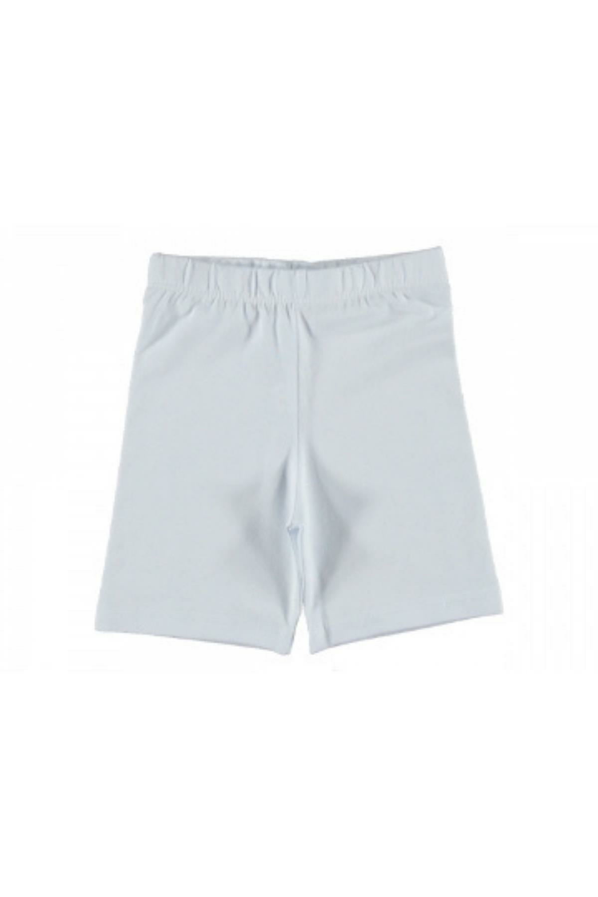 Pundikids Tayt Şort Beyaz - 8 - 9 Yaş
