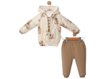 AYI BASKILI ERKEK YAĞMURLUK TAKIM