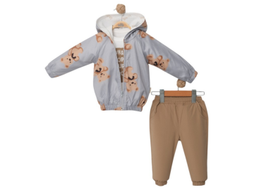 AYI BASKILI ERKEK YAĞMURLUK TAKIM