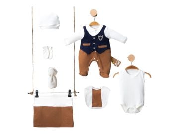 YELEKLİ SAHTE CEPLİ 7'Lİ ERKEK ZIBIN TAKIM