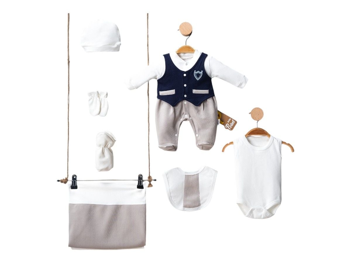 YELEKLİ SAHTE CEPLİ 7'Lİ ERKEK ZIBIN TAKIM