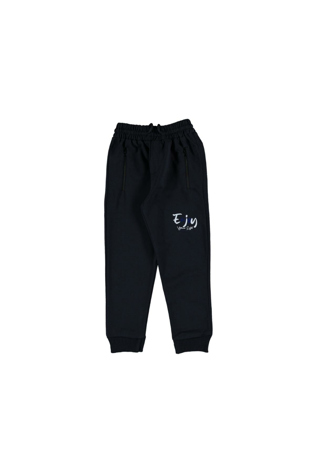 Erkek Çocuk Enjoyed Baskılı Alt Eşofman