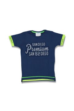 Sandiego Baskılı Tishört Mavi - 5 Yaş