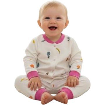 KIZ BEBEK ÖNÜ ÇITÇITLI PİJAMA TAKIMI