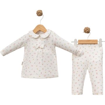 LALE DESEN PİLELİ KIZ PİJAMA TAKIMI