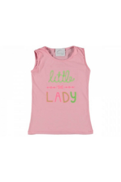 Pundikids Kız Çocuk Askılı T-shirt Pembe - 9 - 10 Yaş