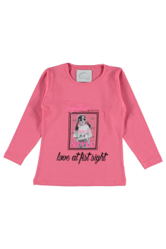 Pundikids Kız Çocuk Sweatshirt Pembe - 4 - 5 YAŞ