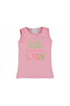 Pundikids Kız Çocuk Askılı T-shirt Pembe - 11 - 12 Yaş