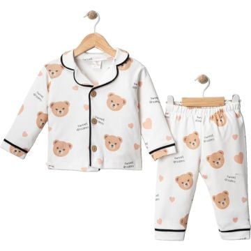 KAPLİ AYI BASKILI PİJAMA TAKIM