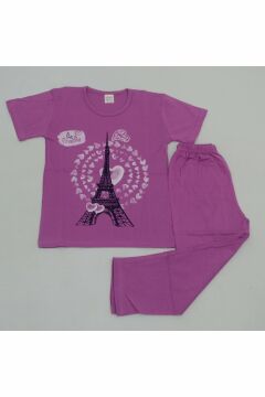 Lolly Dolly Kız Çocuk Kısa Kollu Pijama Takımı