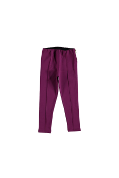 Pundikids Fermuarlı Çımalı Şardonsuz Tayt Fuşya - 7 - 8 Yaş