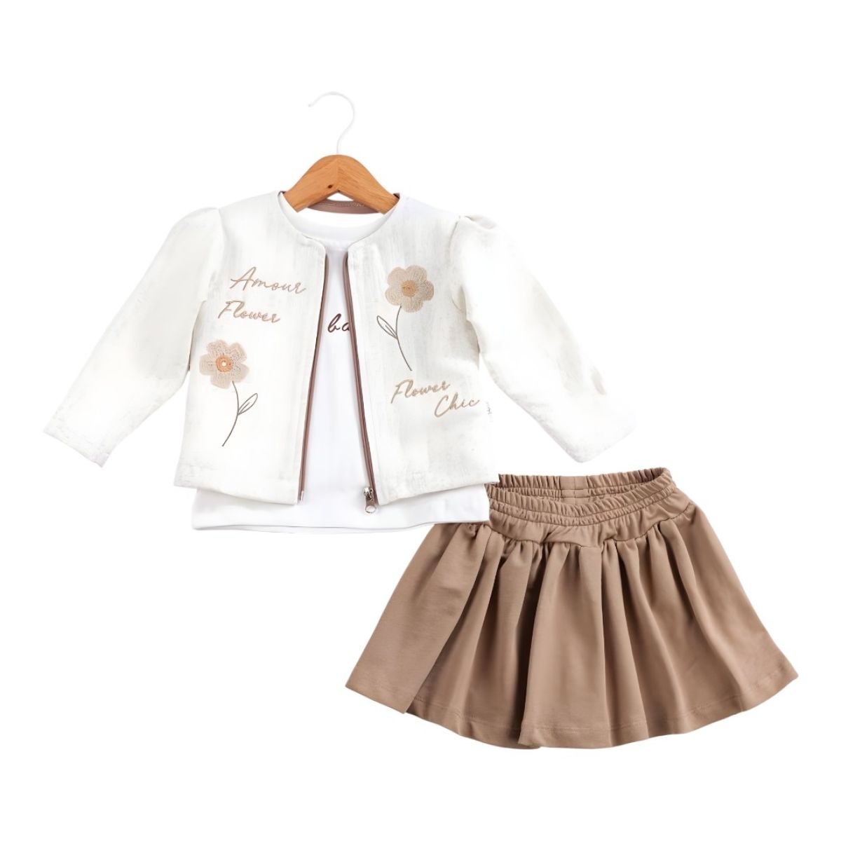 DONİNO ÇİÇEKLİ KIZ TAKIM