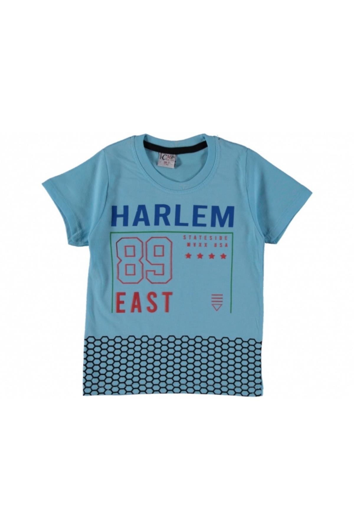 Pundikids Erkek Çocuk Tişört Mavi - 6 - 7 Yaş