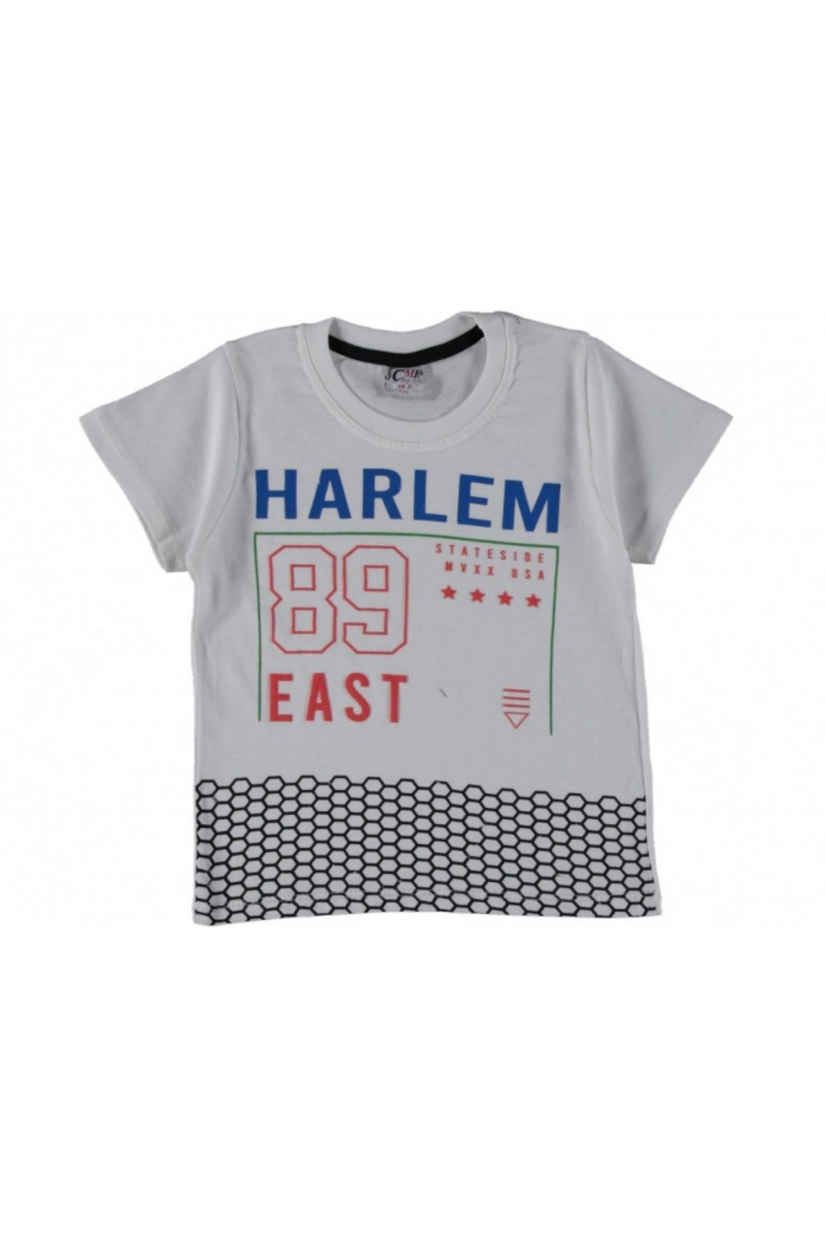 Pundikids Erkek Çocuk Tişört Beyaz - 2 - 3 Yaş