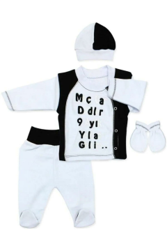 Pundikids Bebek Taraftar Detaylı Zıbın Seti RENKLİ - 0 - 3 Ay