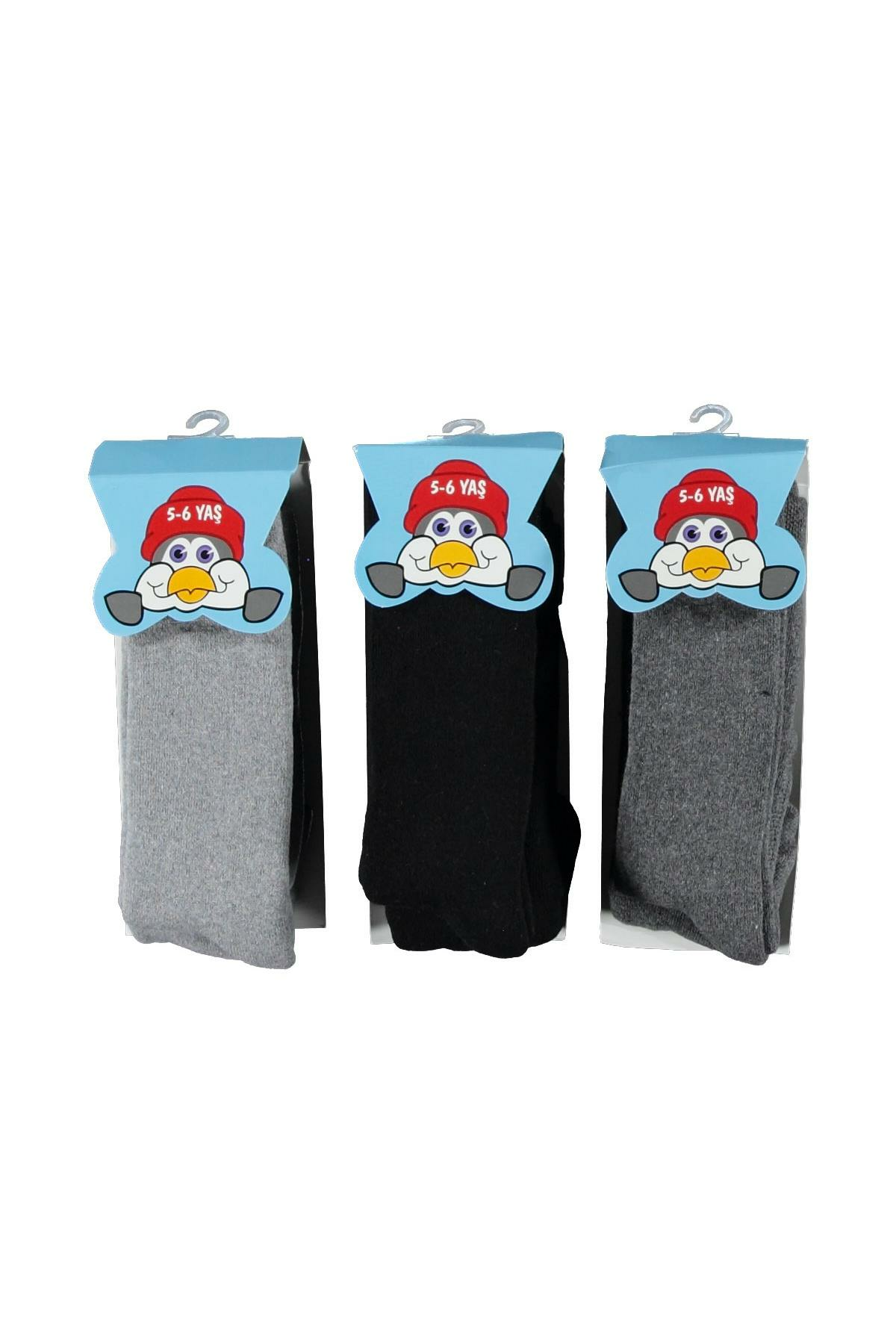 Pundikids Erkek Çocuk 4'lü Çorap RENKLİ - 3 - 4 Yaş
