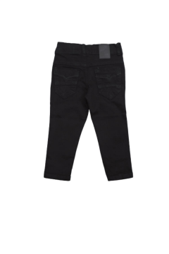 PundiKids Çocuk Dar Kesim Kot Pantolon Siyah - 5 Yaş