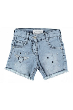 Kız Çocuk Likralı Kot Şort