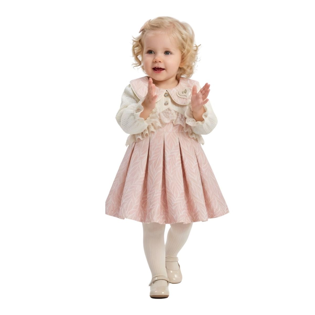 KIZ BEBEK BOLEROLU ELBİSE