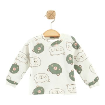 ERKEK BEBEK AYICIK BASKILI SWEATH