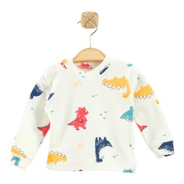 BEBEK DİNO BASKILI SWEATH