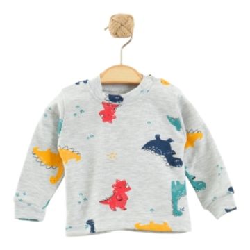 BEBEK DİNO BASKILI SWEATH