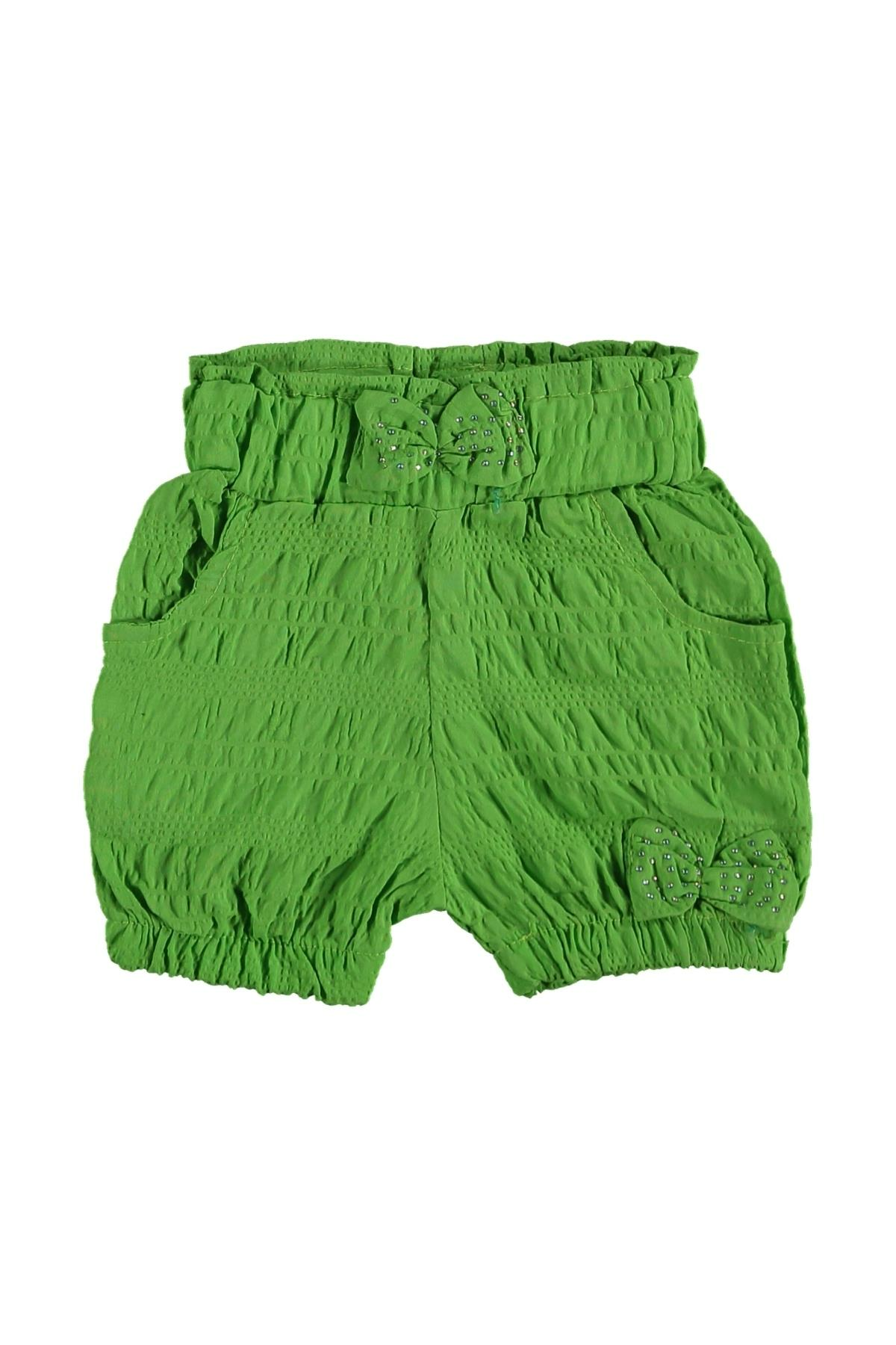 Kız Çocuk Bürümcük Modelli Şort